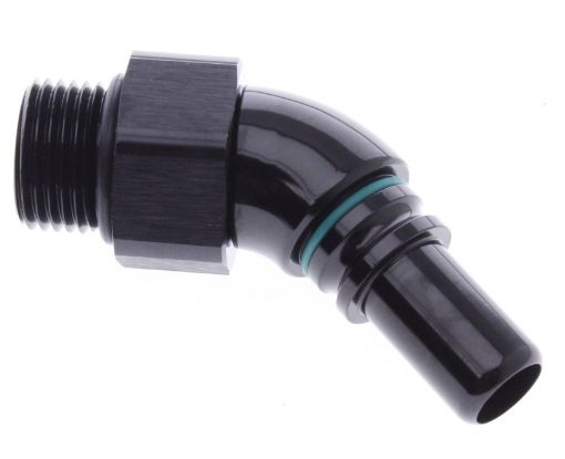 Billede af 45° AN8 - AN8 O-ring (3/4"x16 SAE UNF) - Black/Gold