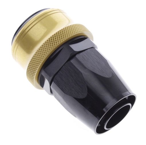 Billede af Straight Quick Connect Hose Ends -Black/Gold - AN16