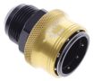 Billede af AN male quick connect adapter -Black/Gold - AN16