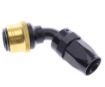 Billede af 60° Quick Connect Hose Ends -Black/Gold - AN8