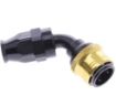 Billede af 60° PTFE Quick Connect Hose Ends -Black/Gold - AN8