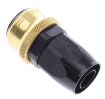 Billede af Straight Quick Connect Hose Ends -Black/Gold - AN12