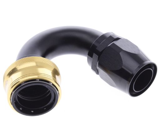 Billede af 150° Quick Connect Hose Ends -Black/Gold - AN20