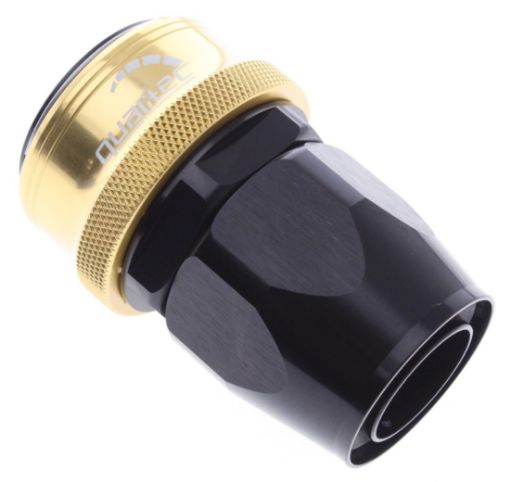 Billede af Straight Quick Connect Hose Ends - Black/Gold - AN20