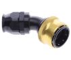 Billede af 45° PTFE Quick Connect Hose Ends -Black/Gold - AN16