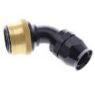 Billede af 60° PTFE Quick Connect Hose Ends -Black/Gold - AN16