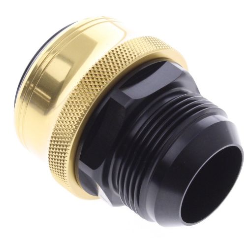 Billede af AN male quick connect adapter -Black/Gold - AN20