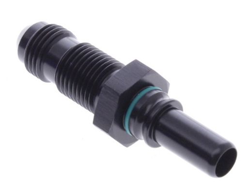 Billede af AN Bulkhead to Male quick connect - Black - AN6