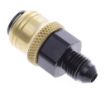 Billede af AN male quick connect adapter -Black/Gold - AN4