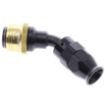Billede af 45° PTFE Quick Connect Hose Ends -Black/Gold - AN6