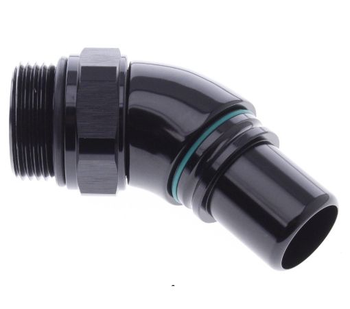 Billede af 45° AN16 - AN16 O-ring (1-5/16-12 SAE UNF) - Black/Gold