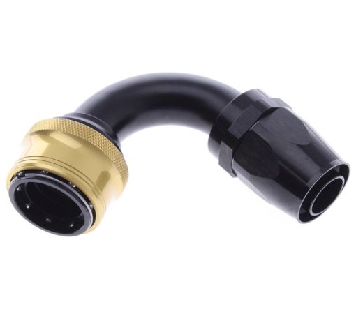 Billede af 120° Quick Connect Hose Ends -Black/Gold - AN16