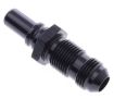 Billede af AN Bulkhead to Male quick connect - Black - AN8