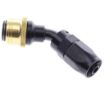 Billede af 45° Quick Connect Hose Ends -Black/Gold - AN6