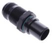 Billede af AN Bulkhead to Male quick connect - Black - AN16