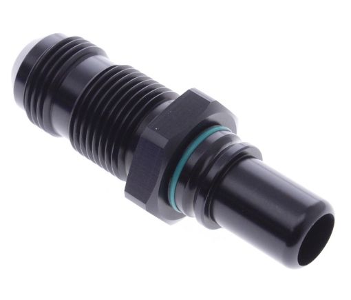 Billede af AN Bulkhead to Male quick connect - Black - AN10