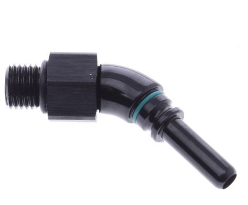 Billede af 45° AN4 - AN4 O-ring (7/16"x20 SAE UNF) - Black/Gold