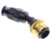 Billede af 30° PTFE Quick Connect Hose Ends -Black/Gold - AN6