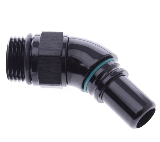 Billede af 45° AN10 - AN10 O-ring (7/8"x14 SAE UNF) - Black/Gold