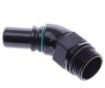 Billede af 45° AN10 - AN10 O-ring (7/8"x14 SAE UNF) - Black/Gold