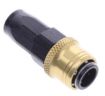 Billede af Straight Quick Connect Hose Ends -Black/Gold - AN4