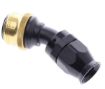 Billede af 30° PTFE Quick Connect Hose Ends -Black/Gold - AN12