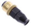 Billede af Straight PTFE Quick Connect Hose Ends -Black/Gold - AN4