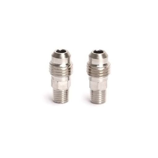 Billede af AN3 Han - 1/16"NPT Han - Nippel Fitting - Sæt med 2 stk.
