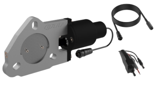 Billede af QTP 2.5in Bolt-On QTEC Electric Cutout Valve - Single