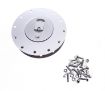 Billede af Fuel cap - Alu - Rund med udluftningskrue - 134mm.