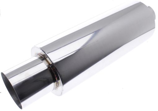 Billede af Universal 3" bagpotte i rustfrit stål 201 - 4" afgang - Spejlpoleret