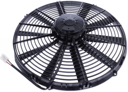 Billede af SPAL blæser 24V - 16" pusher blæser med finger guard - VA18-BP70/LL-86S