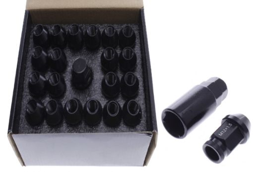 Billede af Aluminium Wheel nuts - M12*1.5 - Black (20 pc. set)