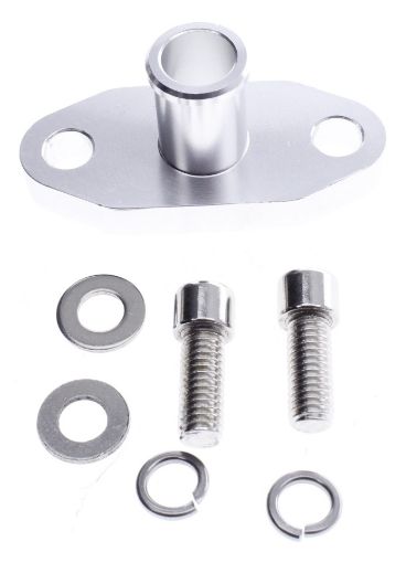 Billede af Returløbsflange 16mm slangestuds - 51mm - O-ring