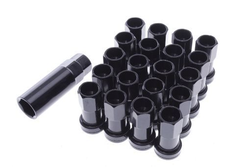 Billede af Steel Wheel nuts - M12*1.5 - Black - Set of 20 pc.
