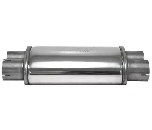 Billede af "DUO 63" - Rustfri Lyddæmper 2 x 2½" - Simons U3463DR