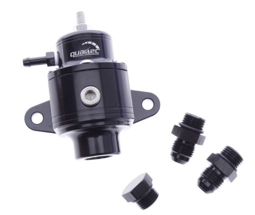 Billede af Qualitec EFI brændstoftrykregulator 2x AN6 / 1x AN6 med nipler