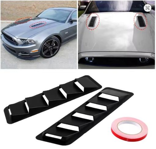 Billede af Air Vents til motorhjelm – Universal – Sort