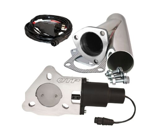 Billede af QTP 2,5" elektrisk exhaust cutout komplet sæt