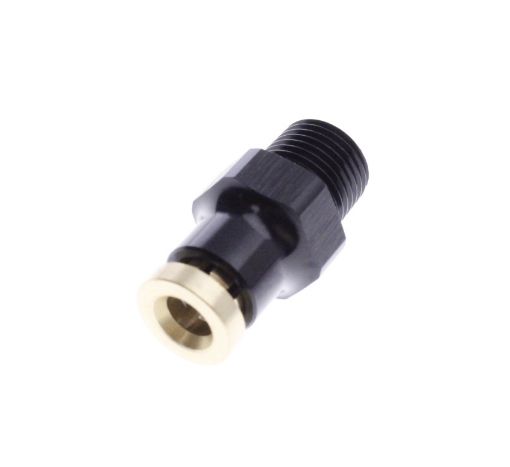 Billede af Pneumatik - Lige stykke 1/8"-27 NPT -  3/16" / 4,76 mm