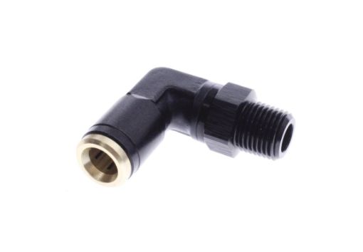 Billede af Pneumatik - 90 graders - 1/8"-27 NPT - 1/4" / 6,35mm.