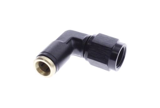 Billede af Pneumatik - 90 graders - AN4 - 1/4" / 6,35mm.