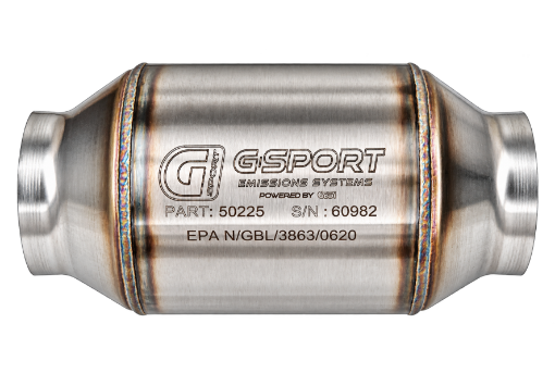 Billede af G-Sport by GESi GEN2 HO high-flow katalysator 400 CPSI – 2,5" – op til 500 hk